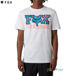 Oblečenie - Pánske, FOX tričko Barb wire II ss Premium tee, biela