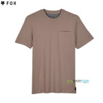 Fox tričko Level Up ss Pkt tee, chai