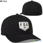 FOX šiltovka Shield Tech flexfit, čierna