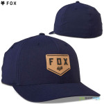 FOX šiltovka Shield Tech flexfit, tmavo modrá