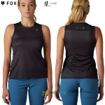 Cyklo oblečenie - Dámske, FOX dámsky cyklistický dres Flexair Ascent SL jersey, čierna