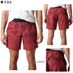 Oblečenie - Pánske, FOX šortky Vzns Camo hybrid short, červená