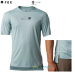 FOX cyklistický dres Flexair Pro ss jersey, šalviovo zelená