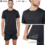 Oblečenie - Pánske, Fox tričko Rep ss jacquard top black camo, čierny maskáč