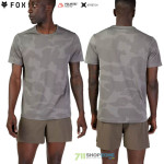 Oblečenie - Pánske, Fox tričko Rep ss jacquard top charcoal camo, šedý maskáč