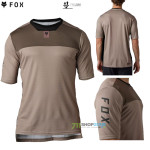 Cyklo oblečenie - Pánske, FOX cyklistický dres Defend ss jersey V23, biela káva