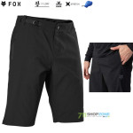 Cyklo oblečenie - Pánske, Fox Ranger short W/Liner black, čierna