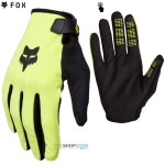 Cyklo oblečenie - Pánske, Fox Ranger glove fluorescent yellow, neon žltá