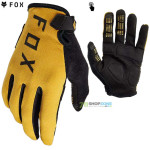 FOX cyklistické rukavice Ranger glove Gel V23, sýto žltá