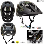 Cyklo oblečenie - Pánske, FOX cyklistická prilba Speedframe Pro Camo CE, olivový maskáč