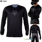 Moto oblečenie - Dresy, Fox 180 Blackout jersey black/black, čierna