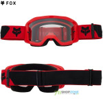 Moto oblečenie - Okuliare, Fox Main Core goggle moto okuliare, neon červená