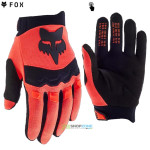 Fox detské rukavice Yth Dirtpaw glove V24, neon oranžová