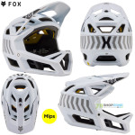 Cyklo oblečenie - Pánske, Fox Proframe Nace white 2023, biela