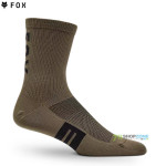 Cyklo oblečenie - Ponožky, Fox cyklistické ponožky 6" Flexair Merino sock, military