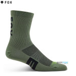 Cyklo oblečenie - Ponožky, Fox cyklistické ponožky 6" Flexair Merino sock, moss