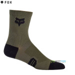 Fox cyklistické ponožky 6" Ranger sock, olivovo zelená
