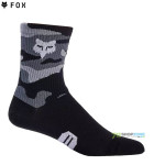 Fox cyklistické ponožky 6" Ranger sock, čierny maskáč