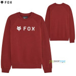 Oblečenie - Pánske, Fox mikina Absolute fleece Crew, rust