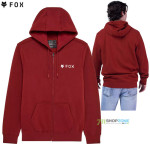 Oblečenie - Pánske, Fox mikina Absolute fleece zip, rust