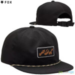 Oblečenie - Pánske, Fox šiltovka Leo adjustable hat, čierna