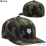 Fox šiltovka Fox Head Camo tech flexfit, zelený maskáč