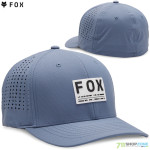 Fox šiltovka Non Stop tech flexfit V24, šedo modrá