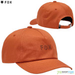 Oblečenie - Pánske, Fox šiltovka Wordmark adjustable hat, oranžová