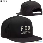 Oblečenie - Pánske, Fox Non Stop tech Snapback black, čierna
