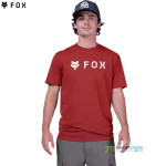 Oblečenie - Pánske, Fox tričko Absolute ss Prem tee rust, tmavá červená