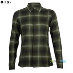 Oblečenie - Dámske, Fox dámska flanelová košeľa Survivalist Stretch flannel, tmavo zelená
