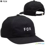 Oblečenie - Dámske, Fox dámska šiltovka Wordmark adjustable hat, čierna