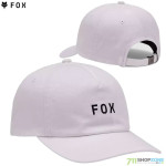 Fox dámska šiltovka Wordmark adjustable hat, biela