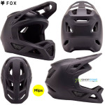 Cyklo oblečenie - Pánske, Fox Rampage prilba matte black 2024, matná čierna