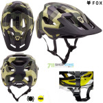 Cyklo oblečenie - Pánske, Fox Speedframe Mips green camo 2024, zelený maskáč