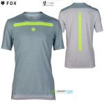 Cyklo oblečenie - Pánske, Fox Flexair Aviation ss jersey Race, gunmetal