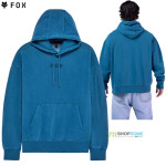 Oblečenie - Pánske, Fox Wordmark Oversized hoodie twilight blue, modra
