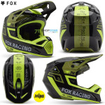 Fox V1 Race Spec helmet, pale green