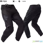 Moto oblečenie - Nohavice, Fox 180 Blackout pant black/black, čierna