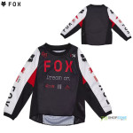 Moto oblečenie - Detské, Fox Kids 180 Race Spec jersey fluorescent red, neonovo červená
