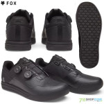 Cyklo oblečenie - Pánske, Fox Union Flat Boa black, čierná