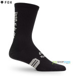 Cyklo oblečenie - Ponožky, Fox ponožky Ranger sock Hello Future 8", čierna