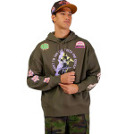 Oblečenie - Pánske, Fox mikina Pro Circuit oversized fleece, military