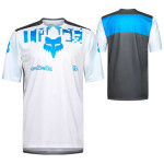 Cyklo oblečenie - Pánske, Fox Ranger Digi ss jersey white, biela