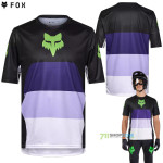 Cyklo oblečenie - Pánske, Fox Ranger Grid ss jersey, čierna