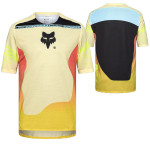 Cyklo oblečenie - Pánske, Fox Flexair Elevated ss jersey, lemonade