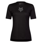 Cyklo oblečenie - Dámske, Fox dámsky cyklistický dres W Ranger Fox Head ss jersey, čierna