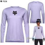Cyklo oblečenie - Dámske, Fox dámsky cyklistický dres W Ranger Fox Head ls jersey, lilac
