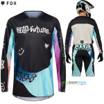 Moto oblečenie - Dresy, Fox 180 Hello Future jersey, čierna