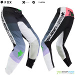 Moto oblečenie - Nohavice, Fox Flexair Grid pant, black purple
